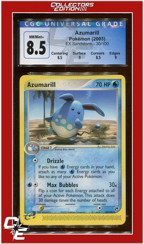 Azumarill graded CGC 8.5 for sale on eBay