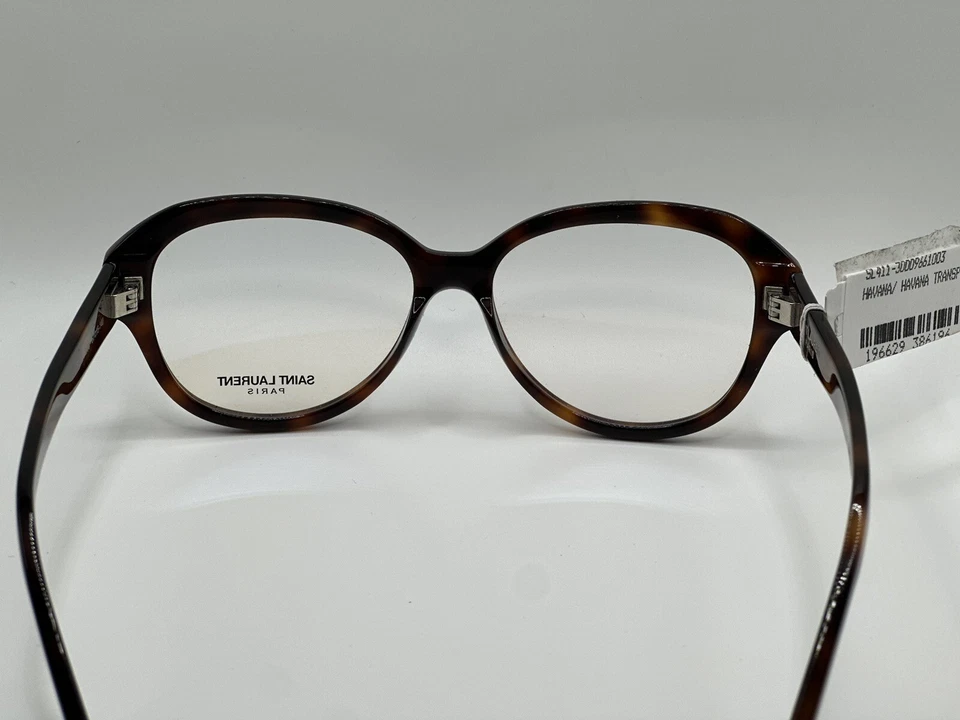 YSL - SL 411 Eyeglasses by Saint Laurent - Havana - 57-15-140 - Unisex - Image 3 of 4