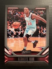 Kendrick Nunn 2019-20 Chronicles Playbook RC #181 Miami Heat Blue Vice Jersey!