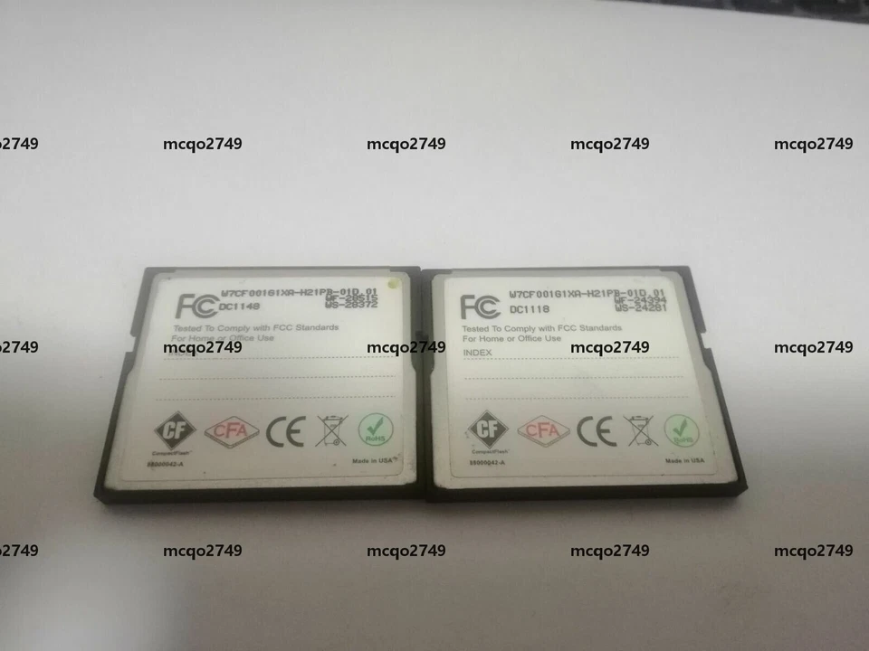 2PCS WINTEC Industrial grade 1GB CF Compactflash CARD - Image 2 of 2