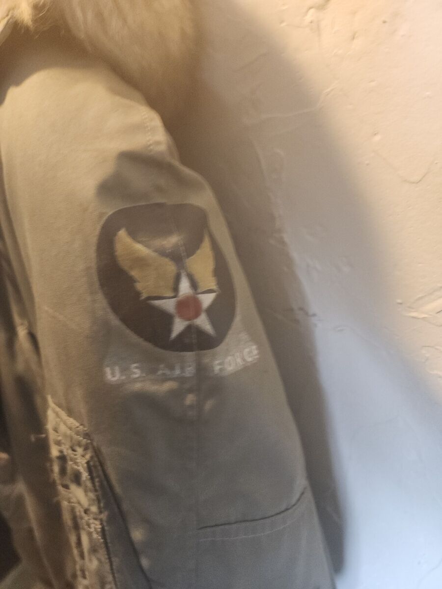 1962 USAF Type N-3B Modified Flying Jacket Parka Medium Sage 1962 USAF Type N-3B Modified Flying Jacket Parka Medium Sage