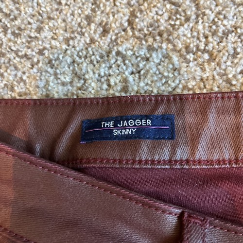 Vigoss The Jagger Skinny Burgandy/Wine Denim Cotton Blend Jeans 32x30 - Picture 5 of 16
