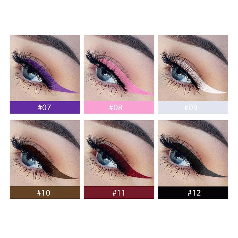 Waterproof Eyeliner Long Lasting Liquid Eye Liner Quick-drying Makeup Cosmetic - Image 3 of 4