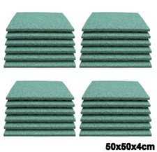 24x GS40 Gr&uuml;n Fallschutzmatte Gummi Platten Bodenschutz Balkonbelag Pool Kind