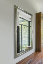 Extra Large Mirror Silver Antique Full Length Wall 5Ft6 X 3Ft6 165.5cm X 105.5cm