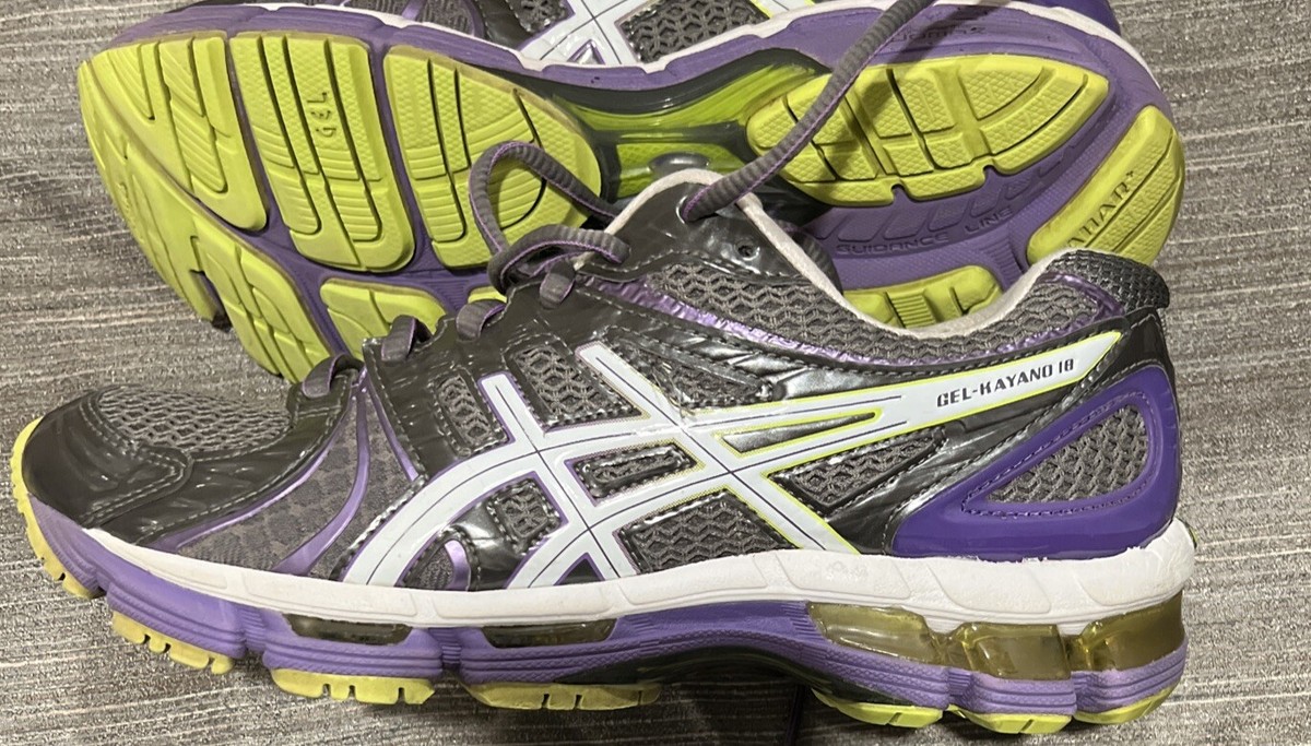 ASICS Gel-kayano 18 T2C9N Running Women's Shoes Size us Purple