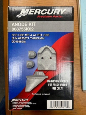 97-888755K02 MERCURY MAGNESIUM ANODE KIT