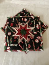 New Handmade Pieced Potholders Hotpads Christmas Candy Holiday