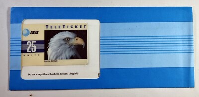 NEUWERTIG USA AT&T (ATT) Prepaid-Karte Telefonkarte American Weißkopfseeadler NEU versiegelt