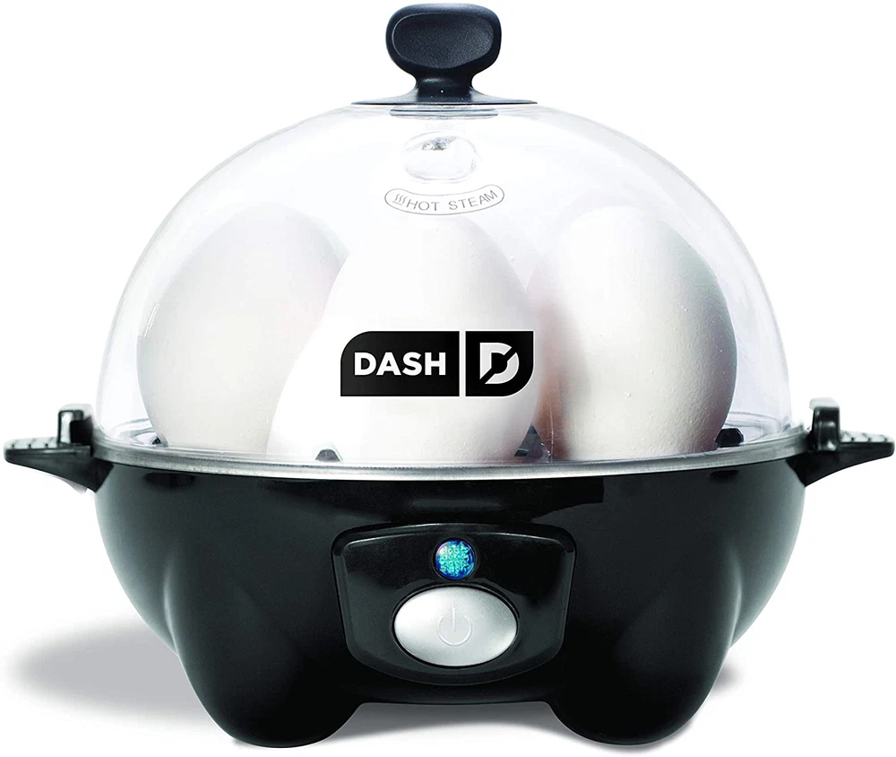 Dash Rapid Electric Egg Cooker with 6-Egg Capacity for Perfect Hard Boiled Eggs