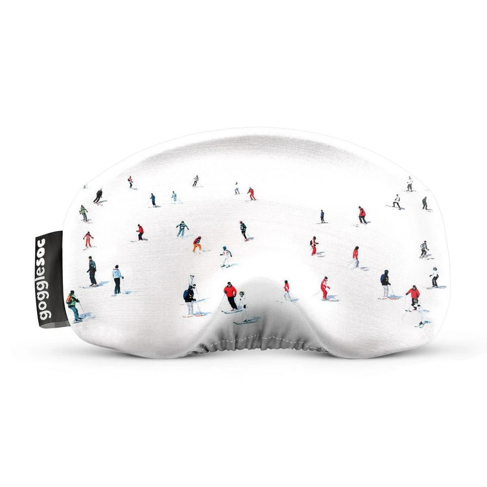 GoggleSoc Microfiber Protective Goggle Cover Crowded Slopes Soc