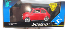 Solido. 1960 Fiat 500 open. Prestige 1:18 Scale metal Die-cast Model # 8043 NIB