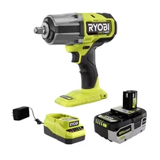 Ryobi 18V Brushless Cordless 4-Mode 1/2 in. High Torque Impact Wrench Kit