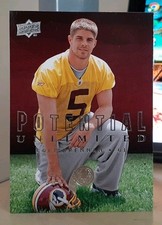 2008 UPPER DECK POTENTIAL UNLIMITED Rookie Colt Brennan HAWAII RAINBOW WARRIORS
