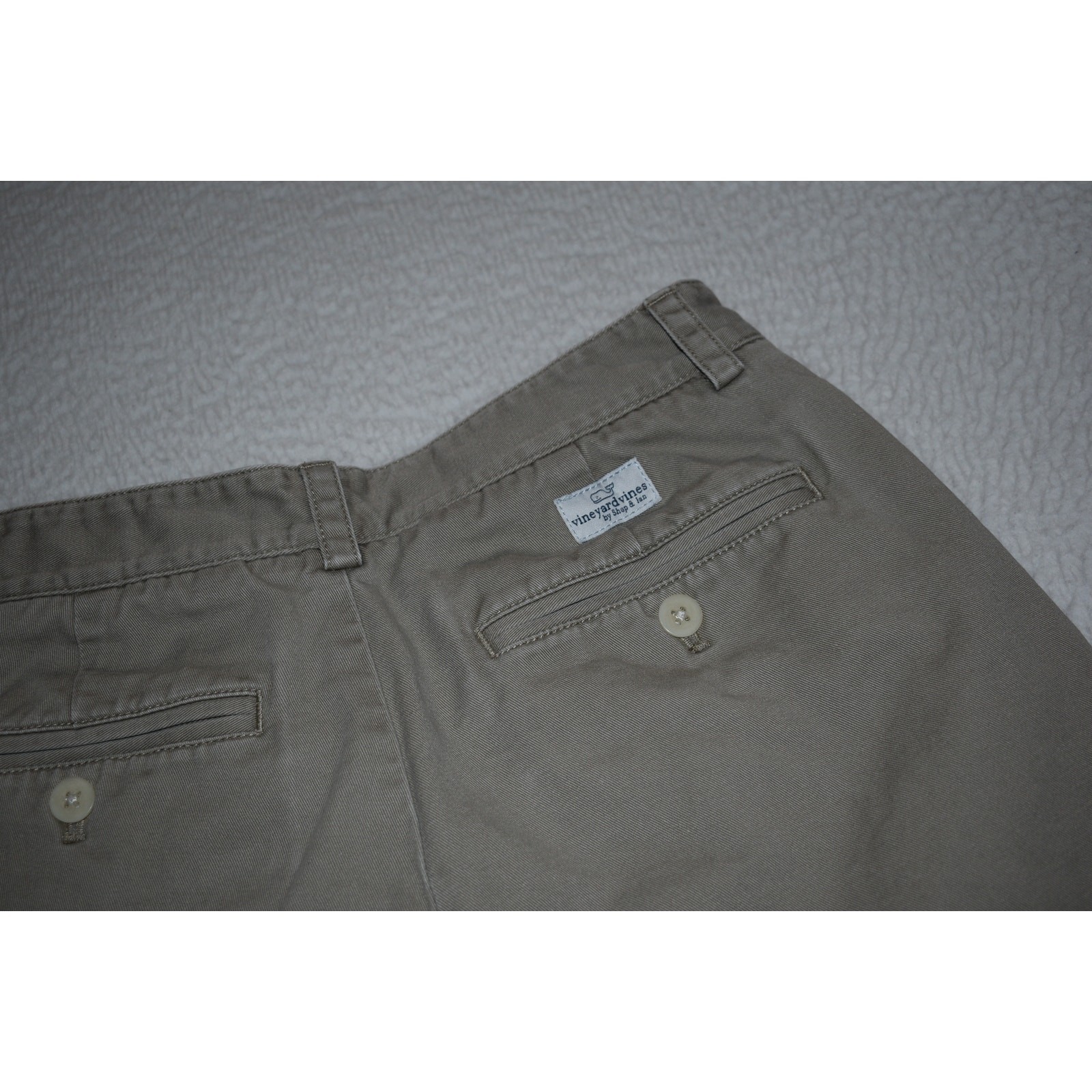 Shorts Teens Mens Size 28 Chinos Khakis  Flat Tan Cotton