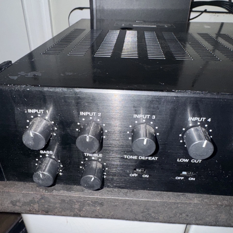 TOA A-912MK2 120W Amplifier 900 Series w/ 4 U-01 Modules Tested - Image 4 of 4