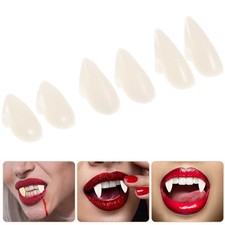 3 Pairs Teeth Halloween Favor Accessories Cosplay Vampire Fangs