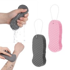 Exfoliating Bath Sponge, 4 Pcs Soft Exfoliating Bath Sponges for All Skin Typ...