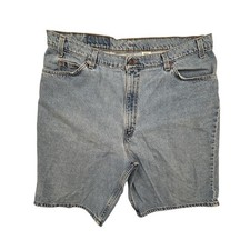 Vintage Levis 560 Shorts Mens 40 Loose Fit Denim Blue USA Made 90s Y2K 1990s