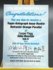 2025-26 Topps Chrome Cooper Flagg RC Autograph Issue Auto Orange Refractor /25