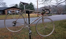 Vintage NISHKI INTERNATIONAL Road Bike, Gold, Steel, 58 cm Frame, 27 in Wheel