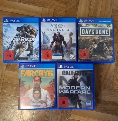 Verkaufe ein PS4 Spielepaket in sehr gutem Zustand.