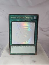 Tarjeta de prueba informal de juego/mazo: Mystical Space Typhoon GLD5 Ghost Faded Art Holo