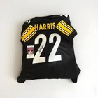 Autographed/Signed Najee Harris Pittsburgh Black Football Jersey Beckett BAS COA