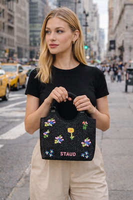 STAUD ZOE COTE BEADED BAG FIRST NIGHT BLOOM MSRP$395  Chic&Perfect Day-to-Night
