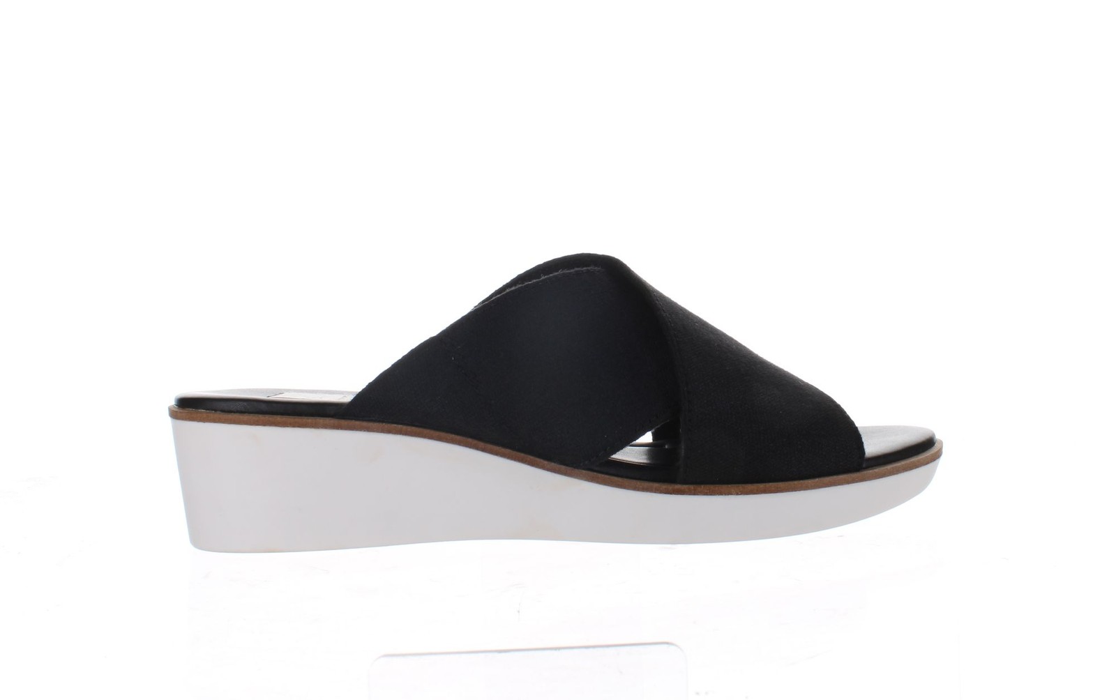 Ellen DeGeneres Womens Svetlana Black Sandals Size 8.5 Casual Comfortable