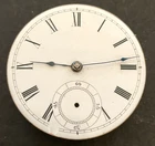 Antique 1884 Waltham Broadway 1877 Pocket Watch Movement Parts/Repair 18s 7j USA