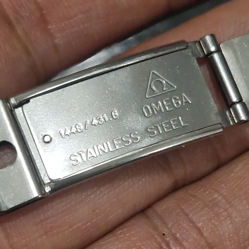 vintage Omega Constellation watch 1448/431.6 Deployment buckle,Omega watch part - Image 2 of 4
