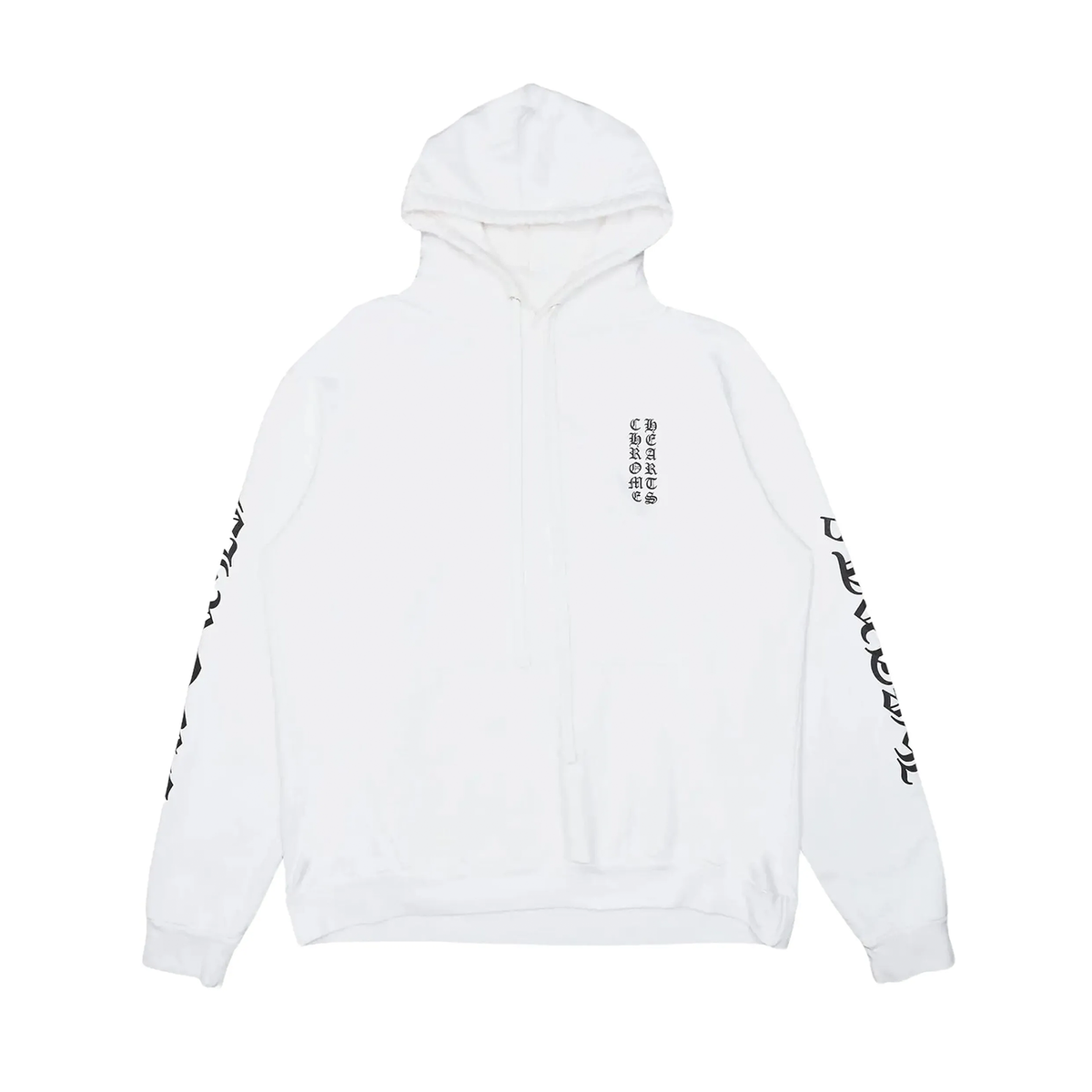 Chrome Hearts Vertical Logo Hoodie White | eBay