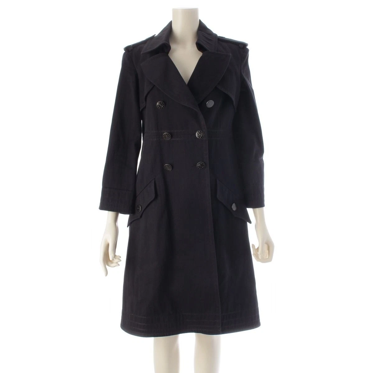 CHANEL Trench Coat Solid Coats, Jackets & Vests for Women for sale CHANEL Trench Coat Solid Coats, Jackets & Vests for Women for sale