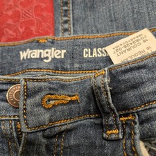 Wrangler classic boot youth boys jeans sz 16 R adjustable waist western cowboy