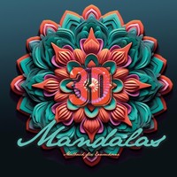 3D Mandalas Coloring Book For Adults Monsoon Publishing