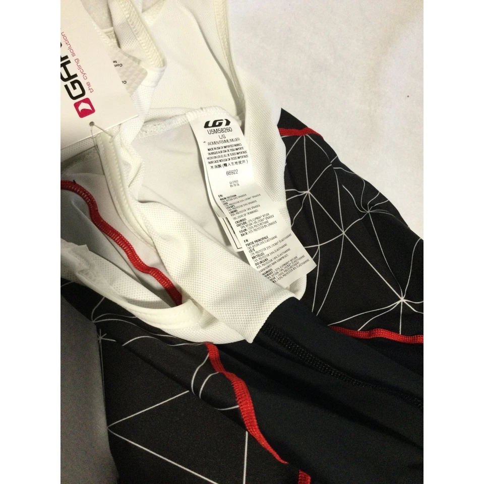 Женские велосипедные шорты-комбинезон Louis Garneau размер Large черные красные Mickey Mouse - Изображение 4 из 4