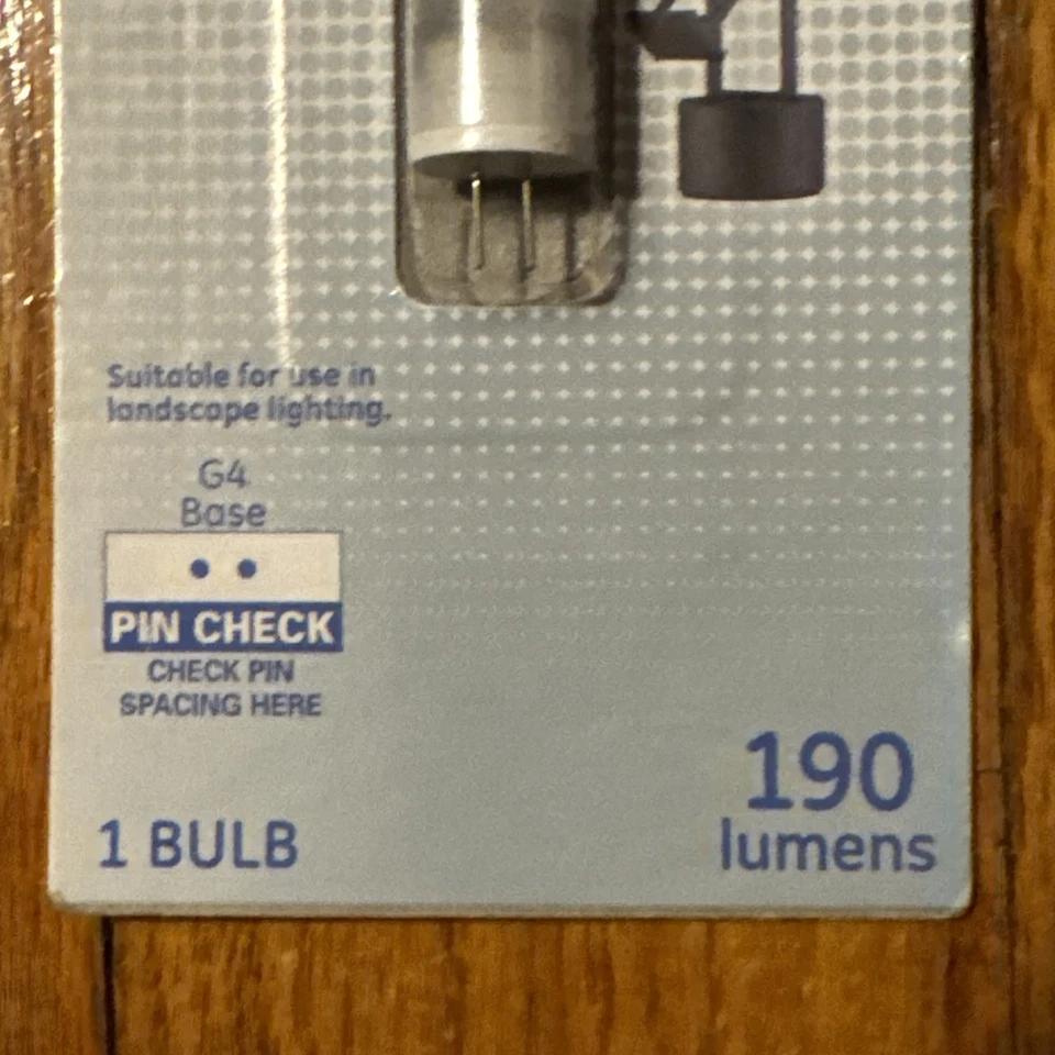 GE LED Desk Lamp Bulb Warm White T3 2w G4 Base 12v # 1558694 190 Lumens - Image 4 of 4