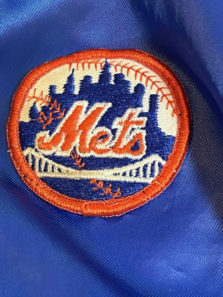 Vtg Satin New York Mets Jacket Size 3 Toddler Baby Genuine Sportswear Corp MLB - Image 4 of 4