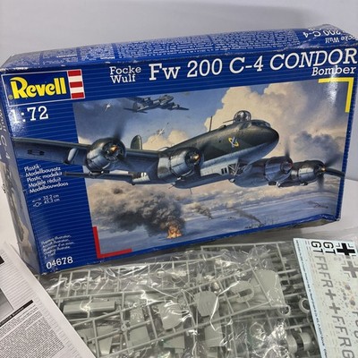 Revell R04678 Focke Wulf Fw 200 C4 Condor Bomber Modellbausatz im Maßstab 1:72