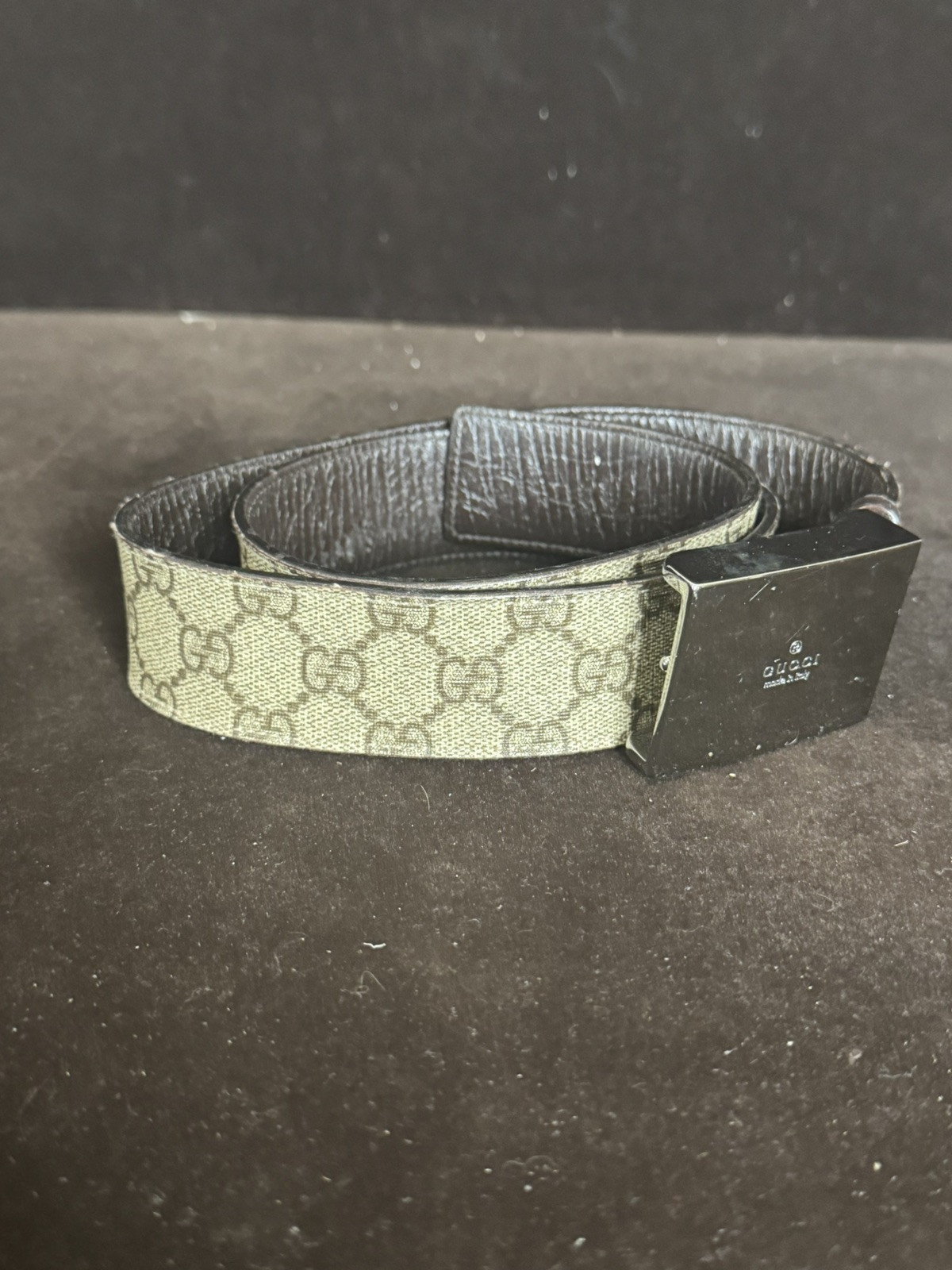 GUCCI Belt BRW All-over Men's 114990-212956-90-36