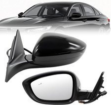 Left Side Mirror Assembly Compatible with 2018-2022 Accord 7 Pins