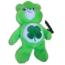 Care Bears Good Luck Bear Plush Green Shamrock 14 inch Unlock the Magic 2023