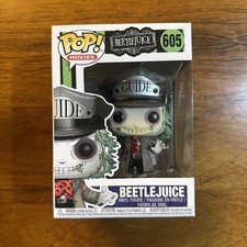 Funko Pop! Figura coleccionable de películas Beetlejuice #605 con sombrero guía