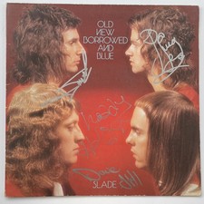 SIGNED SLADE NODDY HOLDER LEA HILL POWELL OLD NEW BORROWED AND BLUE VINYL RARE