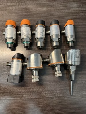 IFM Industrial Sensor Lot (9x) TD2517 SR5900 TR2432 PN7004 PN7834 IO-Link