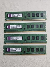 Kingston 16GB (4×4GB) DDR3 PC3‑10600U 1333MHz Desktop RAM – Tested – Matching Se