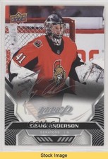2020-21 Upper Deck MVP Silver Script Craig Anderson #82 READ t4m