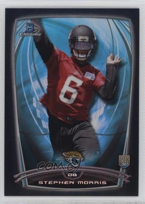 2014 Bowman Chrome Black Refractor /299 Stephen Morris #133 Rookie RC 0ty6