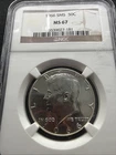 1966 50c Kennedy Silver Half Dollar From SMS NGC MS67